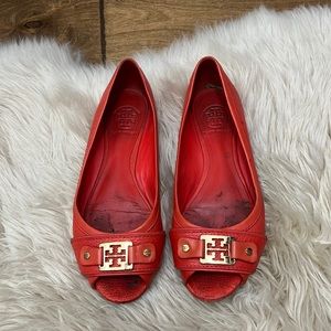 Tory Burch open toe flat
